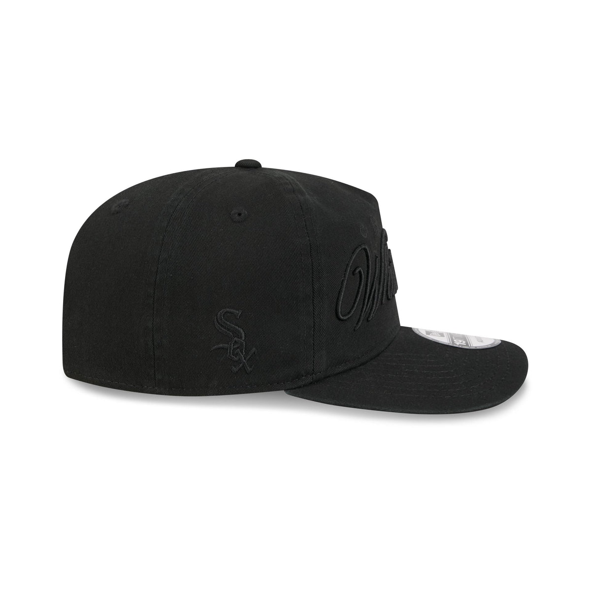 Chicago White Sox All Black Scripted 19TWENTY Adjustable Hat